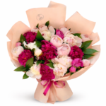 Букет из 25 пионов «Микс»