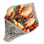 Букет из колбасок для мужчины