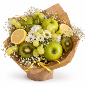 Букет из фруктов и цветов