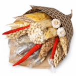 Мужской букет из рыбы и орешков