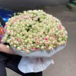 Кустовая пионовидная роза 101 шт