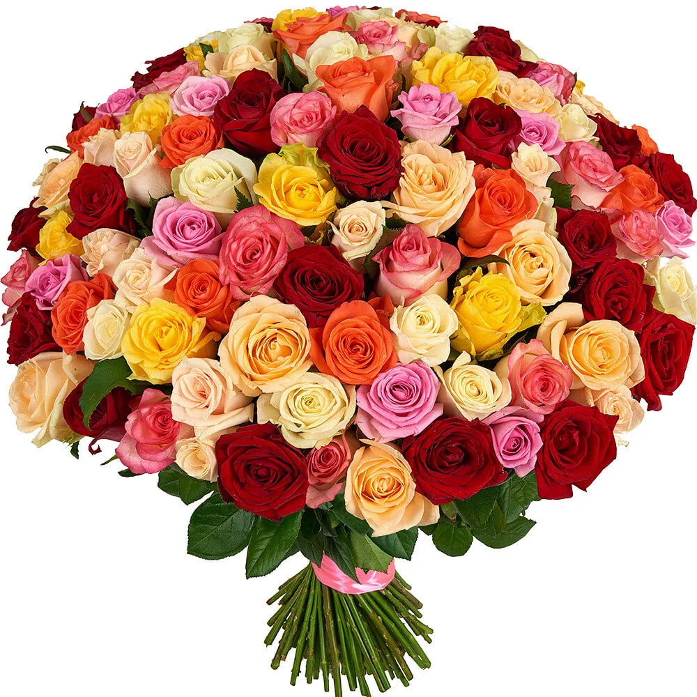 Bouquet of roses "Flower mix" 101 roses - Image 1