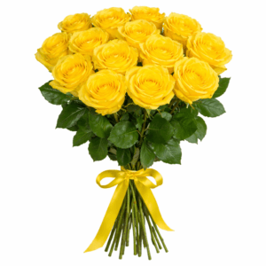 Желтая роза Пенни Лэйн Penny Lane 15 штук
