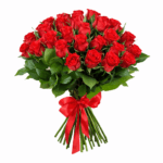 Красная роза Эльторо 45 штук