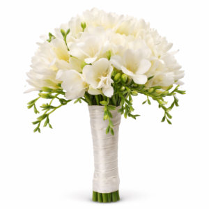 Букет невесты из белых фрезий