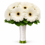 Свадебный букет невесты из гербер