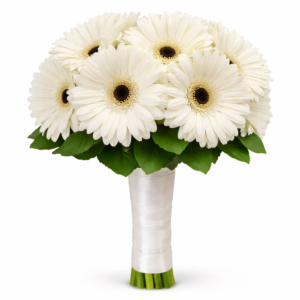 Свадебный букет невесты из гербер