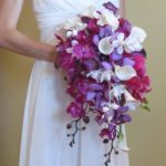 Весільний каскадний букет нареченої 