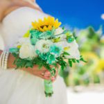 Wedding bouquet of the bride