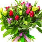 Букет 51 тюльпан № 130