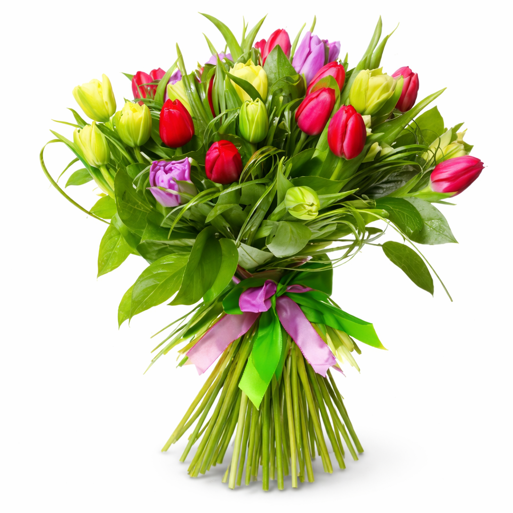 Букет 51 тюльпан микс Букет 51 тюльпан микс