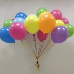 Куля гелієва 25 см в асортименті
