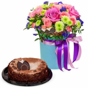 Композиция с тортом «Нимфа»