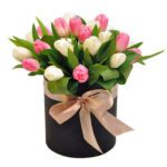 21 tulips in box No. 19