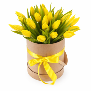 39 тюльпанов в коробке