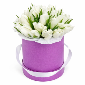 41 тюльпан в коробке № 46