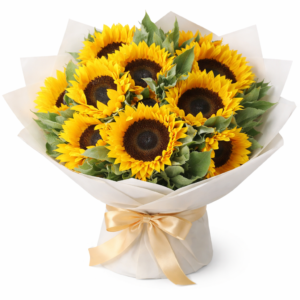 Букет из подсолнухов