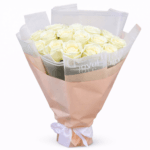 Роза белая 15 штук