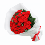 Букет 35 алых роз