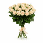 Букет 35 кремовых роз