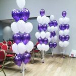 Fountain of helium balloons №35