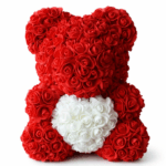 Мишка из роз 40см