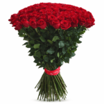 Букет 101 красная роза Эквадор