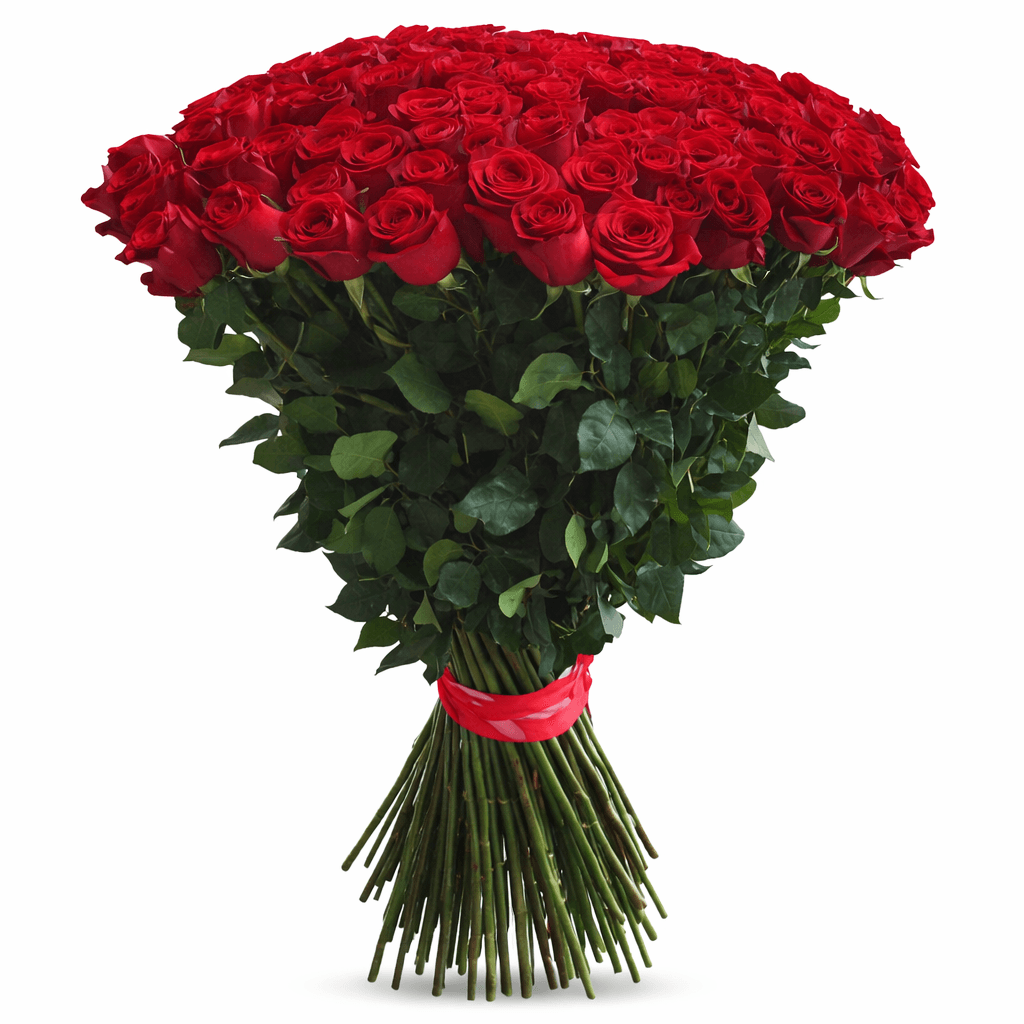 Букет 101 красная роза Эквадор Букет 101 красная роза Эквадор