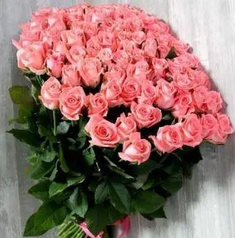 розовые розы