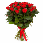Красная роза Эльторо 25 штук