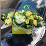 Сумочка з екзотичними квітами