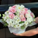 Еустома в капелюшної коробки 35 гілок