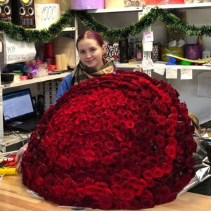 букет из 501 красной розы гран-при