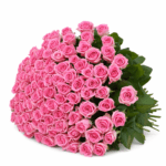 Букет 101 розовая роза