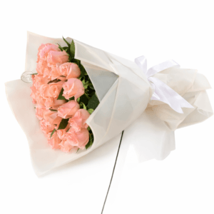 Розовые розы 35 шт