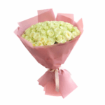 Персиковая роза Пич Аваланч 51 штука