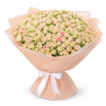 Кустовая пионовидная роза 51 штука