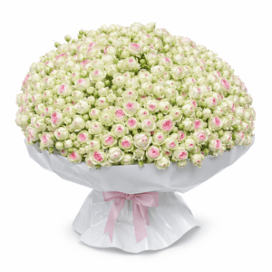 Кустовая пионовидная роза 101 штука