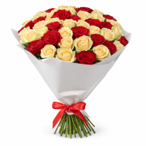 Букет 51 роза микс