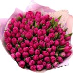 101 малиновый тюльпан